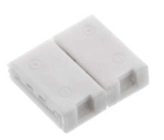 connecteur droit - installer des led sur un garde corps verre